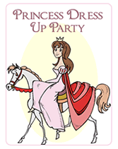 Princess dress up party invitations Princess dress up party invitations