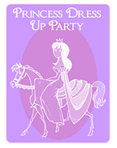 blank Princess dress up party invitations blank Princess dress up party invitations
