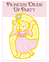 basic Princess dress up party invitations basic Princess dress up party invitations