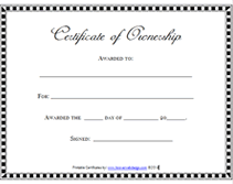 certificate of ownership template to print
