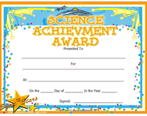 science achievement award