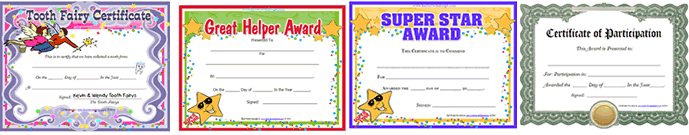 directory of tooth fairy dentist school star award certificates of participations awards