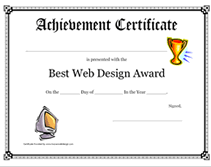 best web design certificate