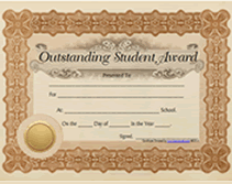 printable outstanding certificate award certificates