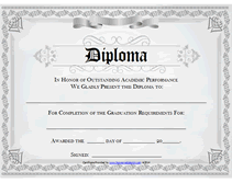 create printable diploma awards