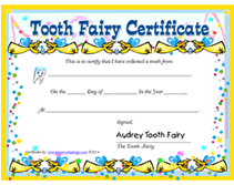 printable tooth fairy certificate fairy holding hands
