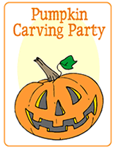 Pumpkin  Party invitations