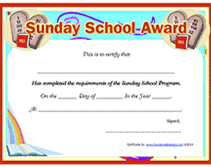 10 commandments free printable certificate of completion sunday school