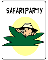 printable safari party invitations