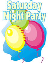 printable Saturday night party invitations
