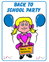 printable back to school party invitations