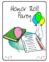 honor roll party invitations