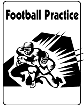school football practice invitations