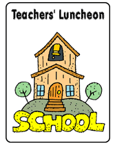 Teachers Luncheon  invitations