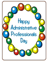 Free Administrative Professionals Secretary Day Printable Greeting Cards