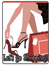 free lets go shopping invitations