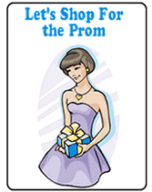 blank prom shopping invitations to print