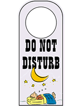 Do Not Disturb sleeping printable sign