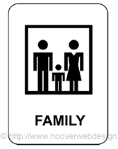 Family Restroom printable sign