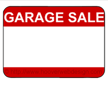 Garage Sale printable sign