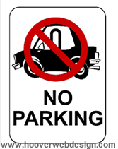 No Parking printable sign