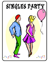 printable singles party invitations