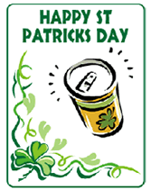 st. patricks day greeting card