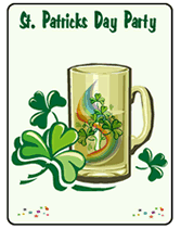 St. Patricks Day party invites