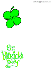 Free Printable St. Patricks Day Greeting Cards