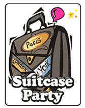 suitcase party invitations suitcase party invitations