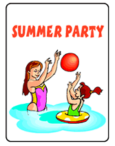 printable summer party invitations printable summer party invitations