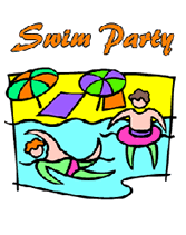 party swimming pool invitations