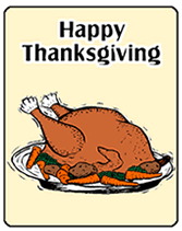 Pritnable Thanksgiving Greeting Cards