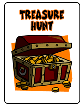 treasure hunt invitations