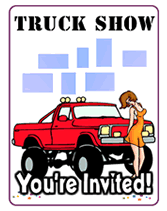 free truck show invitations