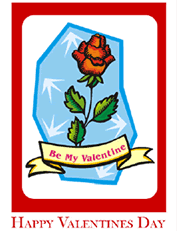 valentines day greeting card