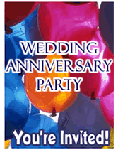 free wedding anniversary party template