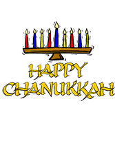 Free Printable "Happy Chanukah"  Greeting Cards Template