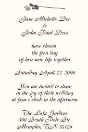 Pearl wedding invitations