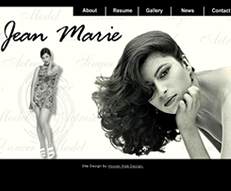 Jean Marie Model Flash Website