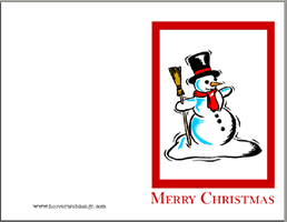 christmas  snowman frosty