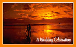 Free Sunset Wedding Invitation Template
