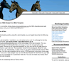free horse web template