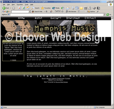 Hoover Web Templates Preview #home1073 HTML Web Site Design Templates