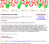 Pink/Red Flowers Website Template