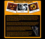 halloween web template