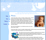 baby boy website template