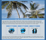 travel web template