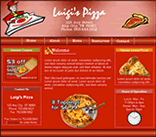 pizza web template
