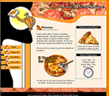 pizza  web template